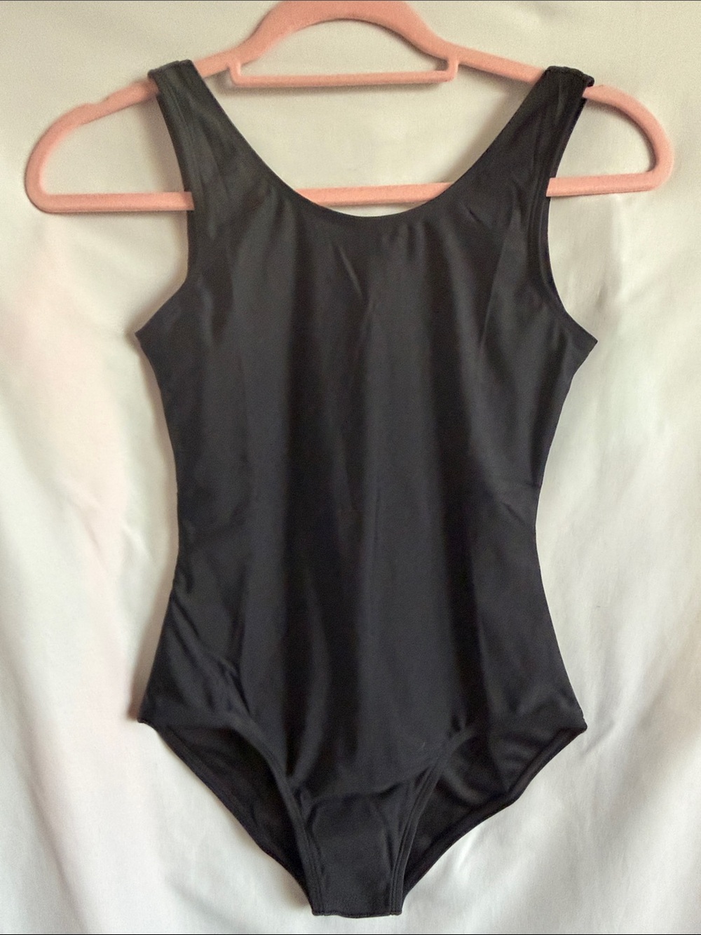 Classic Black One-Piece Swimsuit - Women's Essentials